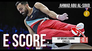 Ahmad Abu Al-Soud - Е score (pommel horse final) - World Cup Mesin 2023