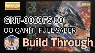 【玩具開箱】MG模型系列 GNT 0000FS 00 QANT FULL SABER OOQ 製作過程 Build Through 機動戰士鋼彈00V戰記 機動戦士ガンダム00V戦記