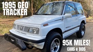 Beautiful 2-Owner 1995 Geo Tracker - 95K Original Miles!