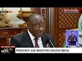 President Ramaphosa and Ministers engage media after Saudi Arabian business visit