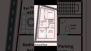 2bhk with parking #vastuhouseplan #housedesign #house