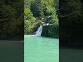 “serenity in iseltwald a hidden swiss waterfall” relaxing 🇨🇭🇨🇭 swissalps swisslake travel