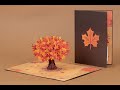 Paper Love Autumn Tree Pop Up Card