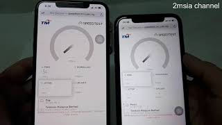 Internet 4G Speed Test DIGI Vs MAXIS Using iPhone Malaysia