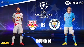 FIFA 23: RB Leipzig vs Manchester City. UEFA Champions League  PS5™ Gameplay [4K60]