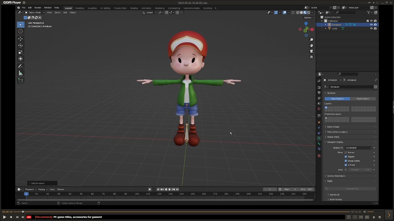 Tutorial Rigging Character Blender Youtube Tutorial Rigging Character Blender Youtube