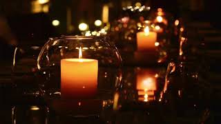 Flickering Candles Burning - Autumn Sleep And Reading Ambience And Sound