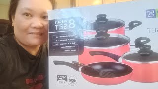 🔴unboxing cookware Set non stick royal Ford for only119sr