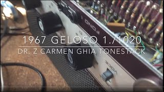 1967 Geloso G1020 part 2: Dr. Z's Carmen Ghia Tonestack