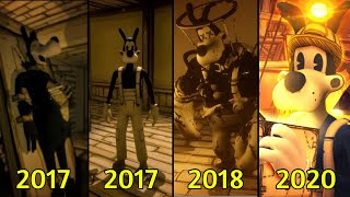 Evolution of Boris and Tom in Bendy Games (2017~2021)