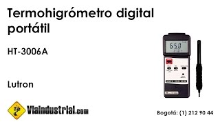 Termohigrómetro digital portátil