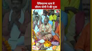 Sitapur के नैमिषारण्य धाम में CM Yogi ने की पूजा #shorts #shortsvideo #viralvideo #cmyogi