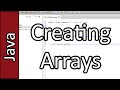 Creating Arrays - Java Programming Tutorial #21 (PC / Mac 2015)