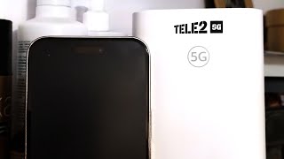 TELE2 5G router WIFI 6  and  iPhone 14 Pro Max  speedtest