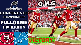 San Francisco 49ers vs Lions FULL GAME | NFC Conference Championship | NFL Playo
