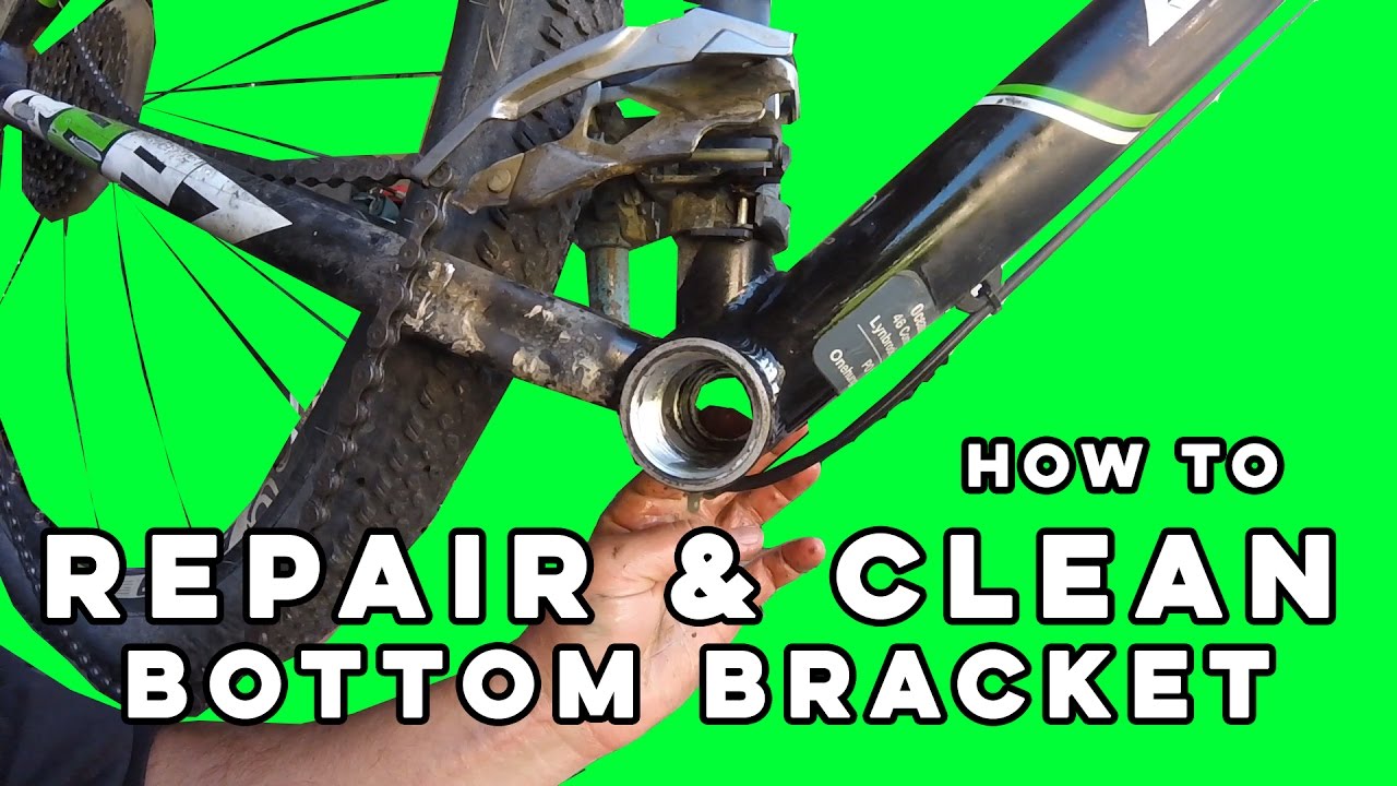 How To Repair, Clean & Replace A MTB Bottom Bracket. - YouTube