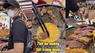 Đi ăn bò nướng sốt trứng muối hoàng kim ở anh mập BBQ và cách học nấu ăn của ông anh #tiktok #short