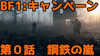 【BF1:キャンペーン第0話】鋼鉄の嵐【あやぽん実況】