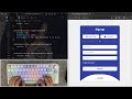 ASMR Programming - Animated Login Page - No Talking