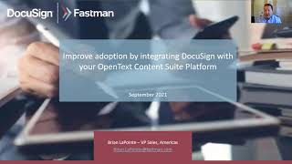 Improve adoption by integrating DocuSign with your OpenText Content Suite Platform