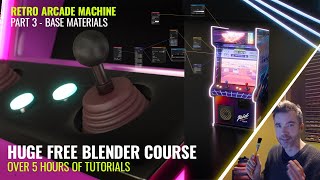 Where we are going we DO need NODES. Making our base materials - Arcade Machine Course Pt 3