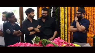 Prabhas Crying and Breaks Down😱😢 at Funeral | Full Video | Here's Why