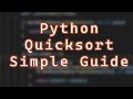 How to Do a Quicksort in Python (Simple)