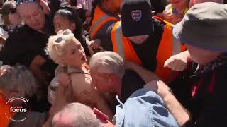 Woman's rights activist Posie Parker is attacked by trans mob in Auckland New Zealand