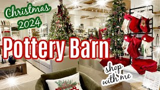 What's New At Pottery Barn for Christmas 2024!  CHRISTMAS SHOP WITH ME POTTERY BARN 2024