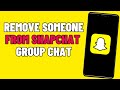 How To Remove Someone from Snapchat Group Chat (2025)