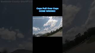 Cop pulls over Cop! GONE WRONG! #cops #onduty #police #officer #popo #shortvideo