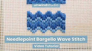 Bargello Wave Stitch Tutorial