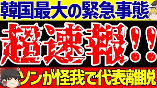 【アジア最終予選】韓国さんFIFAの警告関係なく逝く模様wソンフンミン離脱で完全終了www【ゆっくりサッカー解説】