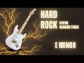 Hard Hitting Heavy Rock Guitar Jam Track in E Minor | Mr. Mitter | 2023