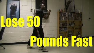 Lose 50 Pounds Fast in 5 months - Ski-Step HIIT Workout #1