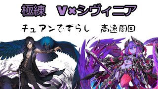 【極練の闘技場】V×シヴィニア×チュアンで力尽きるまで周回編成