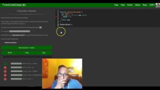 Factorialize a Number, freeCodeCamp review Basic Algorithm Scripting, lesson 2