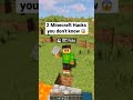 Minecraft 2 TikTok Hacks That Actually Works #gamergirl  #minecraft #shorts #GEvids i will try this