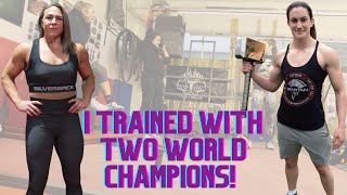 I TRAINED WITH TWO WORLD CHAMPIONS! | Arnold Training session with Donna Moore and Jenny Todd