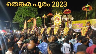 തെങ്കര പൂരം 2023 Thenkara Pooram #pooram #viral #keralapooram