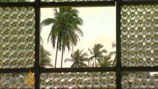 Philippine school made out of bottles