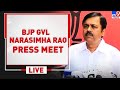 BJP GVL Narasimha Rao Press Meet LIVE - TV9