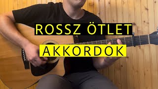 Mihályfi Luca - ROSSZ ÖTLET (feat. T. Danny) - Gitár Akkordok