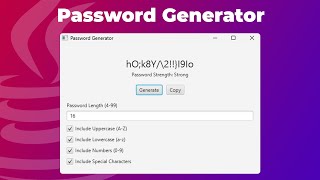 Java Password Generator with Animation | JavaFX