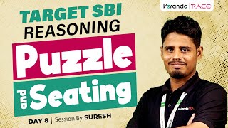 TARGET SBI | PUZZLE \u0026 SEATING | DAY 8 | REASONING | SESSION BY SURESH