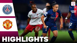 Paris Saint Germain vs Manchester United | Highlights | UEFA Women's Champions League 18-10-2023