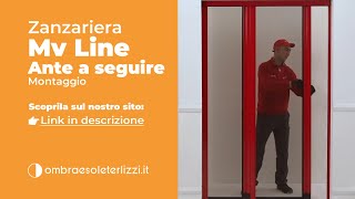 Zanzariera Mv Line Bora con ante a seguire - montaggio I ombraesoleterlizzi.it