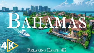 FLYING OVER BAHAMAS - Amazing Beautiful Nature &  Relaxing Music