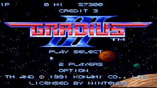 Gradius III Normal Play (no bonus stages)