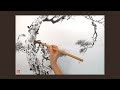 소나무 그림 그리기ㅣ 수묵화 동양화ㅣ 水墨 painting drawing music artwork healing art 그냥틀어놓기좋은영상